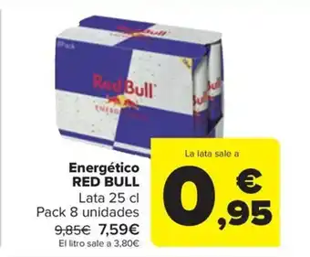 Carrefour Energético RED BULL oferta
