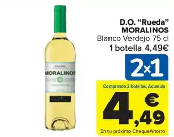 Carrefour D.O. "Rueda" MORALINOS oferta