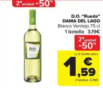 Carrefour D.O. "Rueda” DAMA DEL LAGO oferta