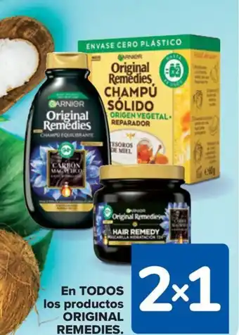 Carrefour EN TODOS los productos ORIGINAL REMEDIES. oferta