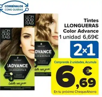 Carrefour Tintes LLONGUERAS Color Advance oferta