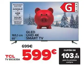 Carrefour TCL TV 65C635A oferta