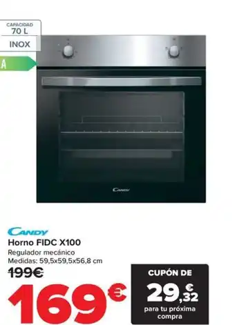Carrefour Horno FIDC X100 oferta