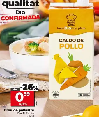 Dia Brou de pollastre Dia Al Punto brik 11 oferta