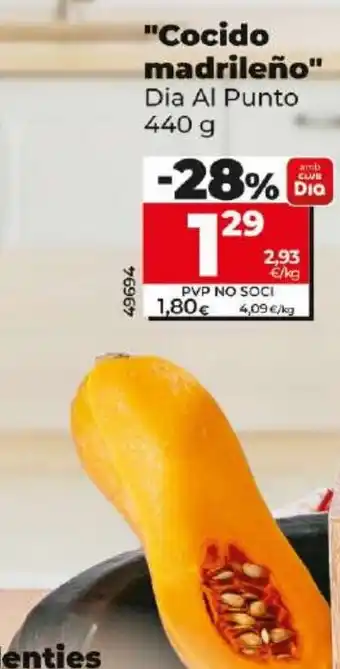 Dia "Cocido madrileño" oferta