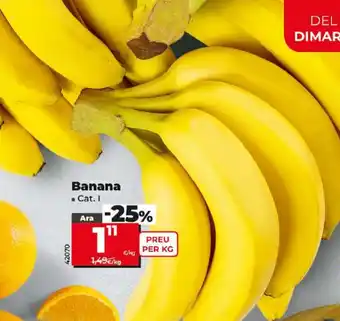 Dia Banana . Cat. I oferta