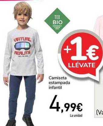 Carrefour Camiseta Estampada Infantil oferta
