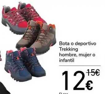 Carrefour Bota O Dpertivo Trekking Hombre Mujer O Infantil oferta