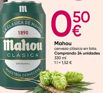 Pepco Mahou cerveza clásica oferta
