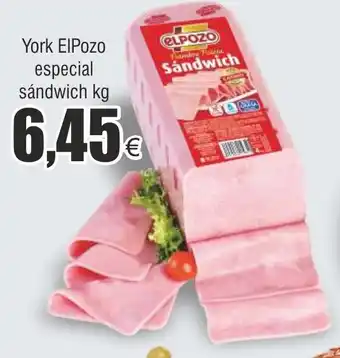 FROIZ York ElPozo especial sándwich kg oferta