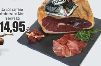 FROIZ Jamón serrano deshuesado Nico reserva kg oferta