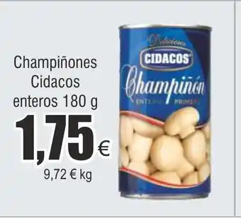 FROIZ Champiñones Cidacos enteros 180 g oferta