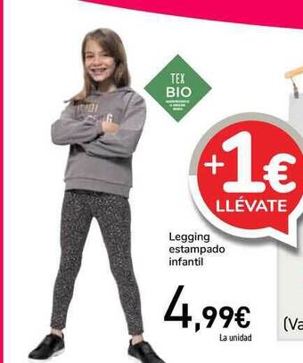 Carrefour Legging Estampado Infantil oferta