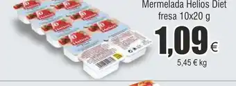 FROIZ Mermelada Helios Diet fresa 10x20 g oferta