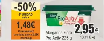 FROIZ Margarina Flora Pro Activ 225 g oferta