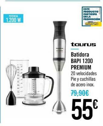 Carrefour Taurus Batidora Bapi 1200 Premium oferta