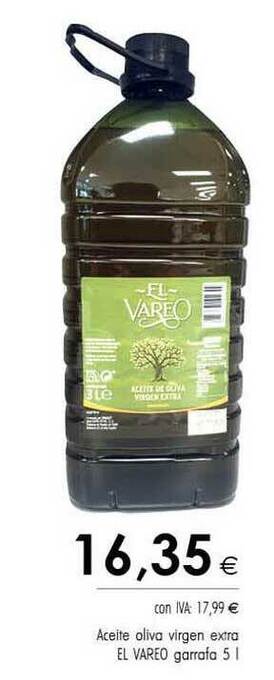 Aceite Oliva Virgen Extra El Vareo