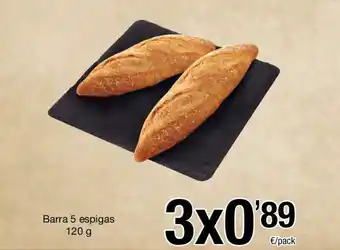 SPAR Barra 5 espigas 120g oferta