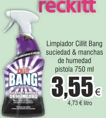 FROIZ Limpiador Cillit Bang suciedad & manchas de humedad pistola 750 ml oferta