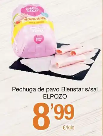 SPAR Elpozo Pechuga de pavo Bienstar s/sal oferta