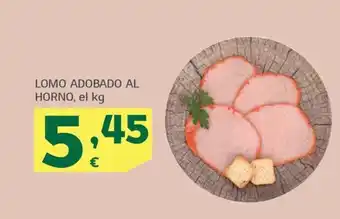 HiperDino LOMO ADOBADO AL HORNO, el kg oferta
