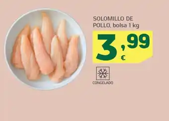 HiperDino SOLOMILLO DE POLLO, bolsa 1 kg oferta