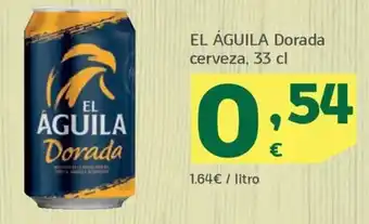 HiperDino EL ÁGUILA Dorada cerveza, 33 cl oferta