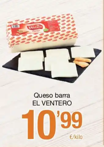 SPAR El Ventero Queso barra oferta