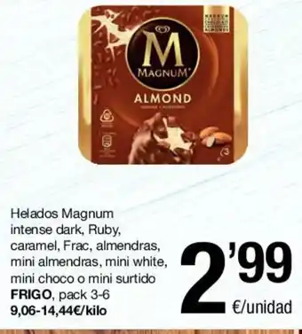 Frigo Helados Magnum intense dark