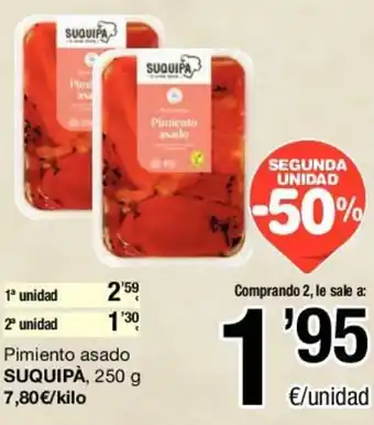 SPAR Suquipá Pimiento asado 250g oferta