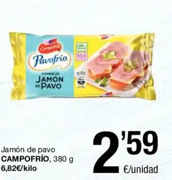 SPAR Campofrio Jamón de pavo 380g oferta