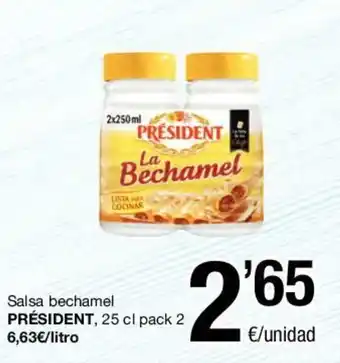 SPAR Président Salsa bechamel 25cl oferta