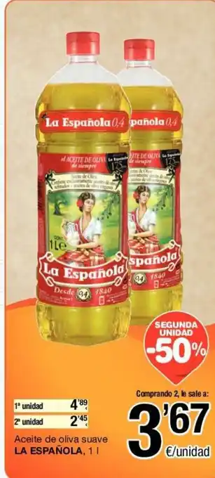 SPAR La Española Aceite de oliva suave 1l oferta
