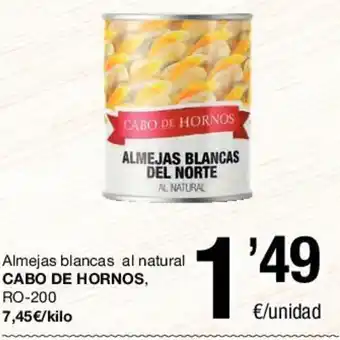 SPAR Cabo De Hornos Almejas blancas al natural oferta