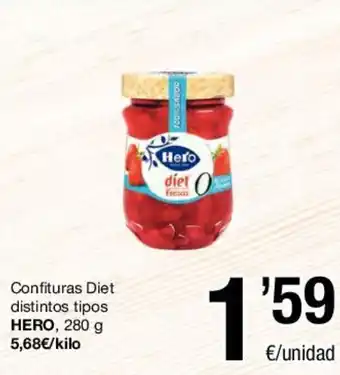 SPAR Hero Confirutas Diet distintos tipos 280g oferta
