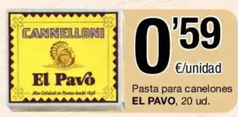 SPAR El Pavo Pasta para canelones oferta