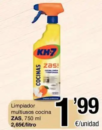 SPAR Zas Limpiador multiusos cocina 750ml oferta