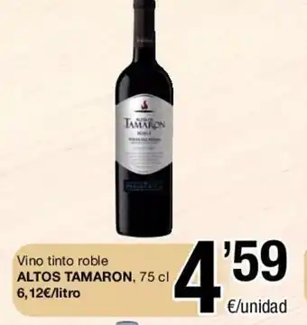SPAR Altos Tamaron Vino tinto roble 75cl oferta
