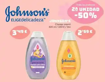 SPAR Johnson's Champú 500ml oferta