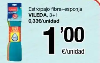 SPAR Vileda Estropajo fibra+Esponja oferta