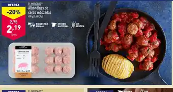 ALDI EL MERCADOⓇ Albóndigas de cerdo rebozadas oferta