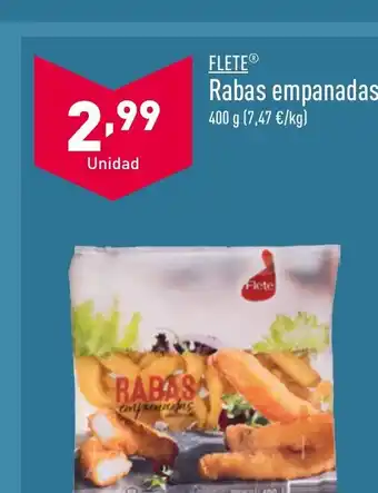 ALDI FLETEⓇ Rabas empanadas oferta