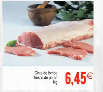 Plenus Supermercados Cinta de lombo fresco de porco oferta