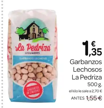 Supermercados El Jamón Garbanzos Lechosos La Pedriza oferta