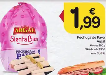 Supermercados El Jamón Pechuga de Pavo Argal oferta