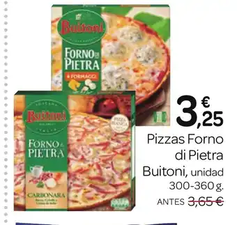 Supermercados El Jamón Pizzas Forno di Pietra Buitoni, oferta