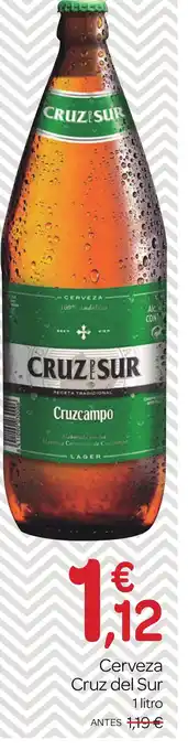 Supermercados El Jamón Cerveza Cruz del Sur oferta