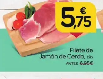 Supermercados El Jamón Filete de Jamón de Cerdo, kilo oferta