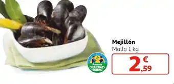 Alcampo Mejillón Malla 1 kg. oferta