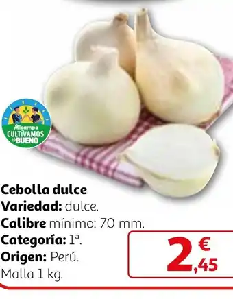 Alcampo Cebolla dulce oferta